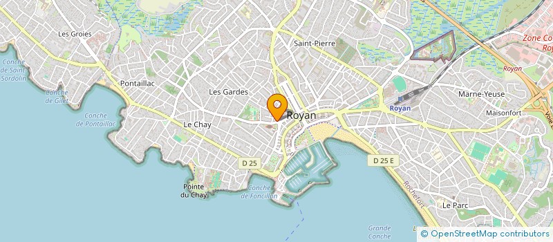 localisation de l'entreprise HYDRIOS WAVE  ROYAN