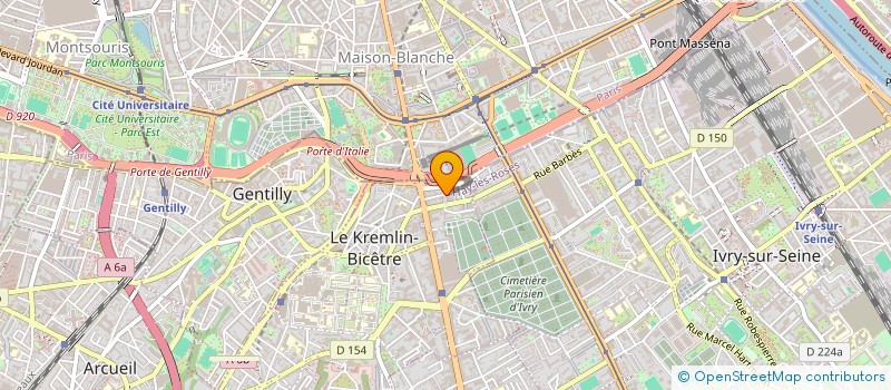 localisation de l'entreprise HYDRITEC à LE KREMLIN-BICETRE