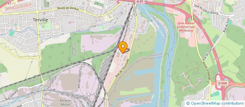 localisation de l'entreprise HYDRO 57 à THIONVILLE