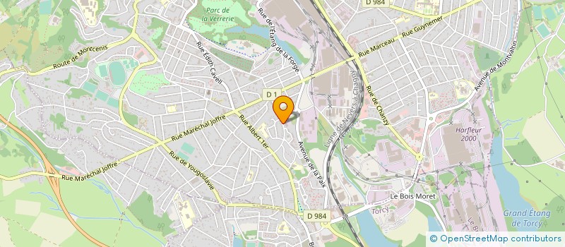 localisation de l'entreprise HYDRO 71 à LE CREUSOT