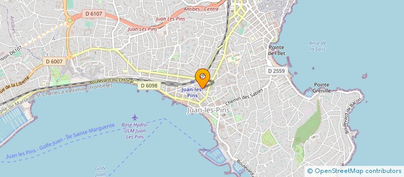 localisation de l'entreprise HYDRO AERO CONCEPT à ANTIBES