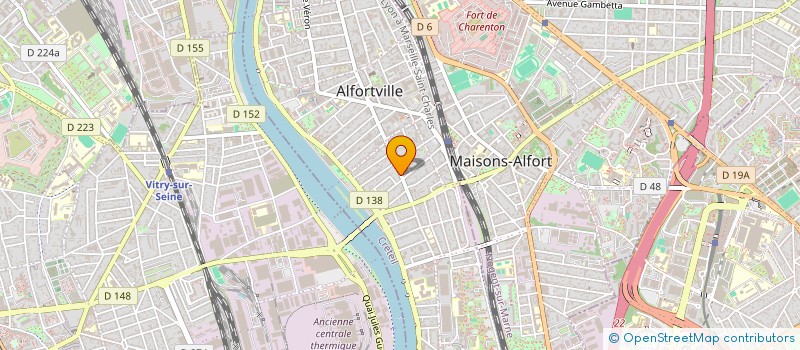 localisation de l'entreprise HYDRO ALPHA à ALFORTVILLE