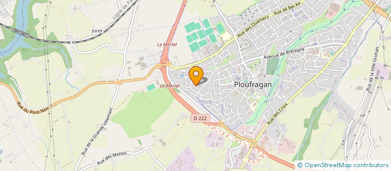localisation de l'entreprise HYDRO BREIZH à PLOUFRAGAN