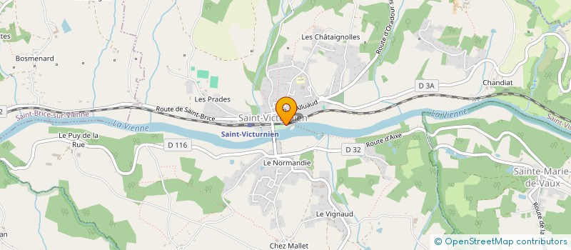 localisation de l'entreprise HYDRO C.I.S. à SAINT-VICTURNIEN