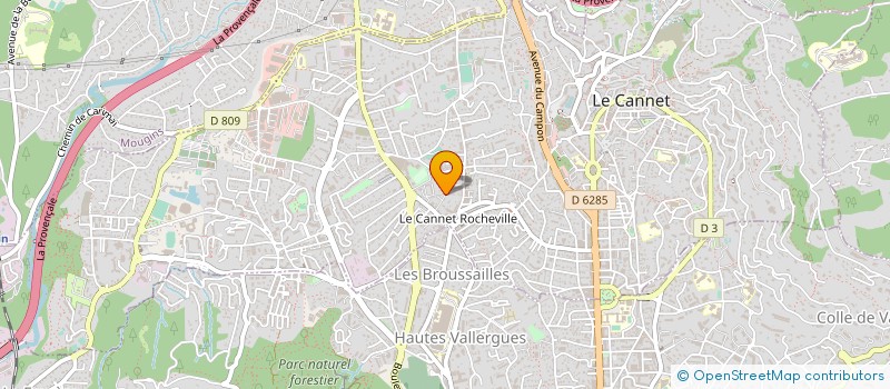 localisation de l'entreprise HYDRO CALOR à LE CANNET