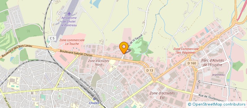 localisation de l'entreprise HYDRO CHOLET à CHOLET