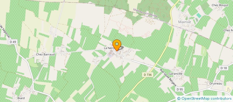 localisation de l'entreprise HYDRO CLEAN à JUILLAC-LE-COQ