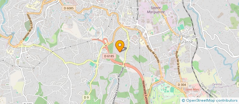 localisation de l'entreprise HYDRO CLIM CONCEPT à GRASSE