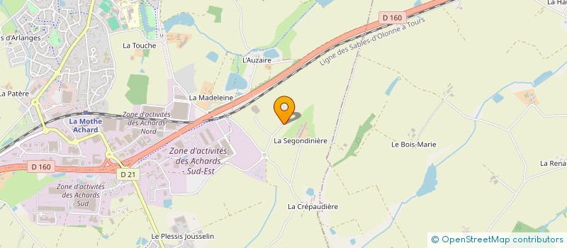 localisation de l'entreprise HYDRO CONCEPT à LES ACHARDS