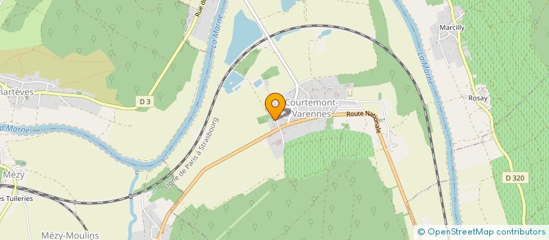 localisation de l'entreprise HYDRO CONCEPT INSTALLATION  COURTEMONT-VARENNES