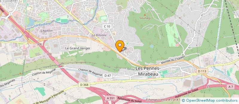 localisation de l'entreprise HYDRO CONFORT à LES PENNES-MIRABEAU