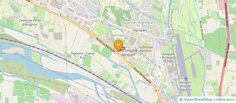 localisation de l'entreprise HYDRO CONSEIL à AVIGNON