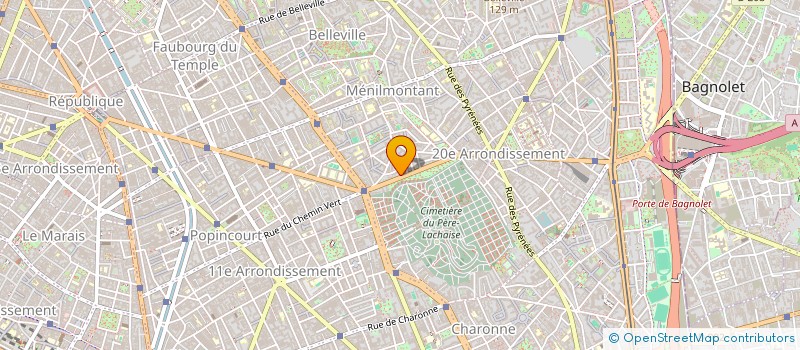 localisation de l'entreprise HYDRO DEBOUCHAGE à PARIS
