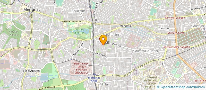 localisation de l'entreprise HYDRO DECO  MERIGNAC