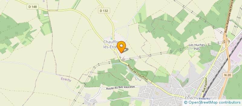 localisation de l'entreprise HYDRO DECORS SARL à CHAUFFOUR-LES-ETRECHY