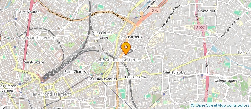 localisation de l'entreprise HYDRO-ELEC à MARSEILLE