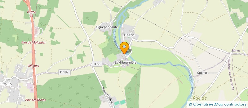 localisation de l'entreprise HYDRO ELEC DE BASSEAU à BARRO