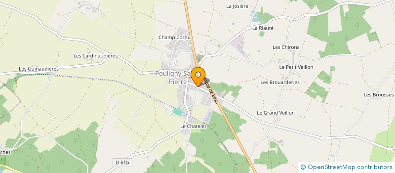localisation de l'entreprise HYDRO ENERGIE POULIGNY ST PIERRE à POULIGNY-SAINT-PIERRE