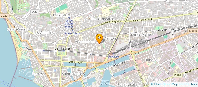 localisation de l'entreprise HYDRO ETANCHEITE  LE HAVRE