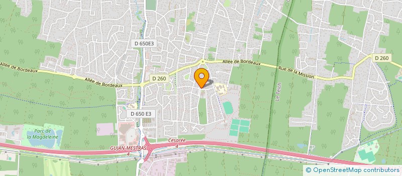 localisation de l'entreprise HYDRO EURO CONSEIL à GUJAN-MESTRAS