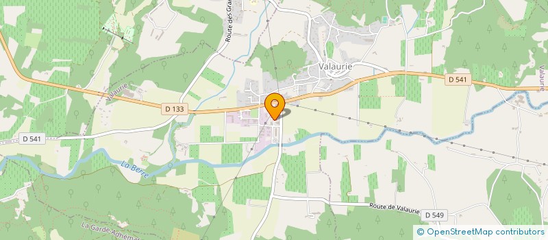 localisation de l'entreprise HYDRO FLUIDE à VALAURIE