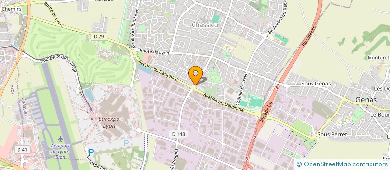 localisation de l'entreprise HYDRO-FRANCE  CHASSIEU