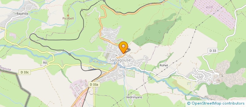 localisation de l'entreprise HYDRO FUITES 66  SAILLAGOUSE