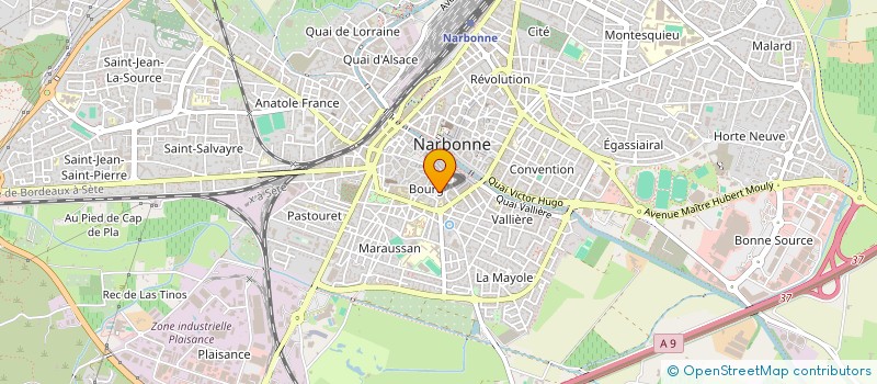 localisation de l'entreprise HYDRO GEO CONSULT à NARBONNE