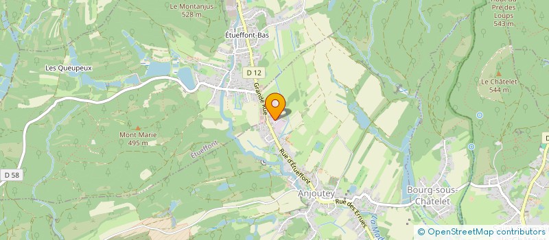 localisation de l'entreprise HYDRO GEOTECHNIQUE EST  ANJOUTEY