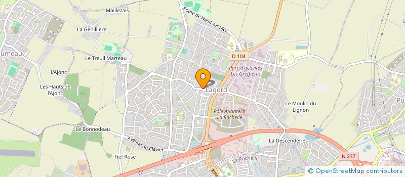 localisation de l'entreprise HYDRO GRASSET  LAGORD