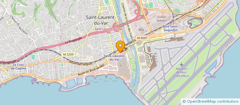 localisation de l'entreprise HYDRO GROUPE à SAINT-LAURENT-DU-VAR