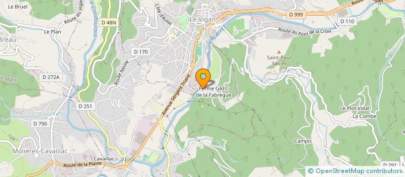 localisation de l'entreprise HYDRO GT  AVEZE