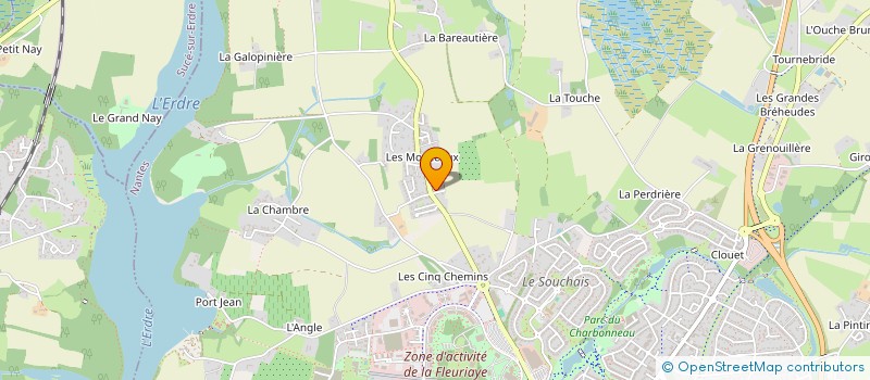 localisation de l'entreprise HYDRO LEAK  CHAMPTOCEAUX