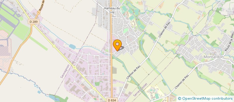 localisation de l'entreprise HYDRO LES VIGNES  SERRES-CASTET