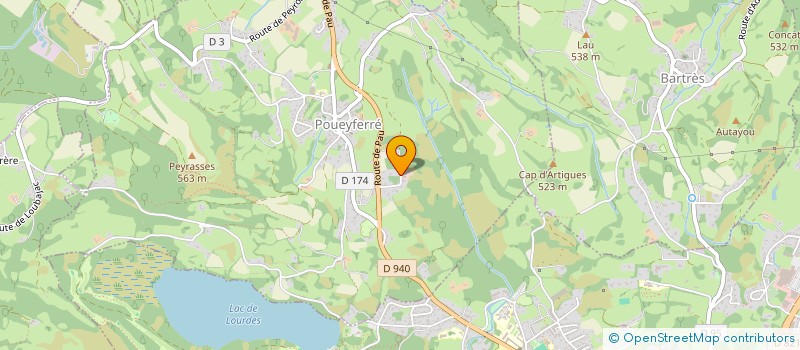 localisation de l'entreprise HYDRO MA  POUEYFERRE