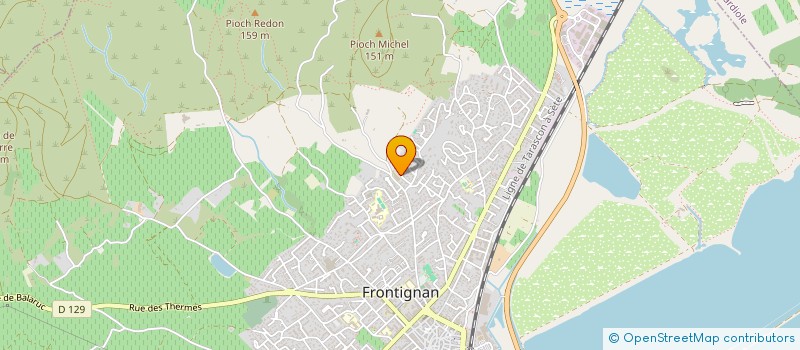 localisation de l'entreprise HYDRO MEDICAL à FRONTIGNAN