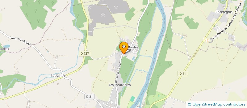 localisation de l'entreprise HYDRO PAC ENERGIES à GOUEX