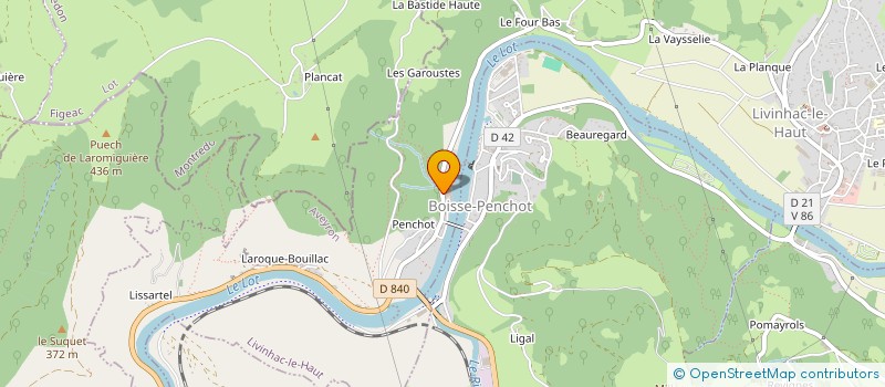 localisation de l'entreprise HYDRO PENCHOT ENERGIE  LIVINHAC-LE-HAUT