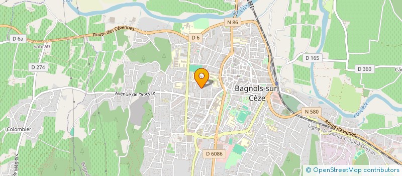 localisation de l'entreprise HYDRO POOL CONCEPT à BAGNOLS-SUR-CEZE