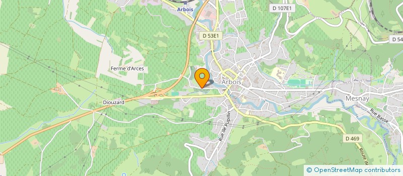 localisation de l'entreprise HYDRO POWER  ARBOIS