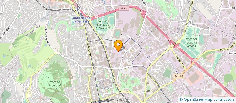 localisation de l'entreprise HYDRO RHONE-ALPES à SAINT-ETIENNE