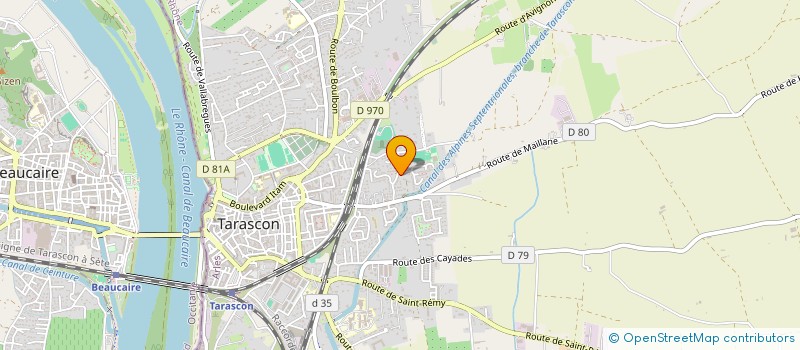 localisation de l'entreprise HYDRO-SAFE  TARASCON