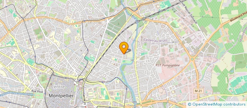 localisation de l'entreprise HYDRO SANTE à MONTPELLIER
