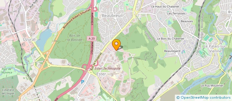 localisation de l'entreprise HYDRO SERVICE CONCEPT à LIMOGES