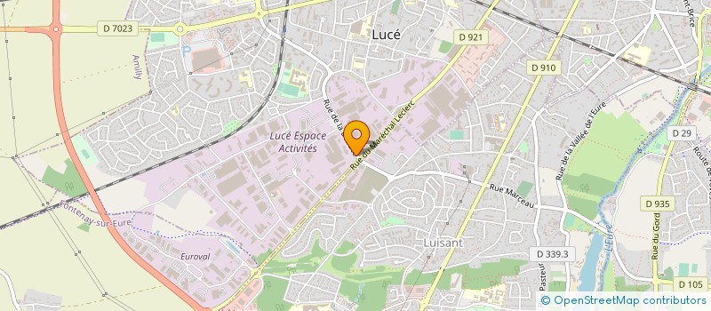 localisation de l'entreprise HYDRO SHARED SERVICES FRANCE à LUCE