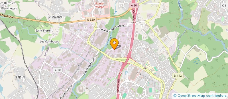 localisation de l'entreprise HYDRO TEAM  LIMOGES
