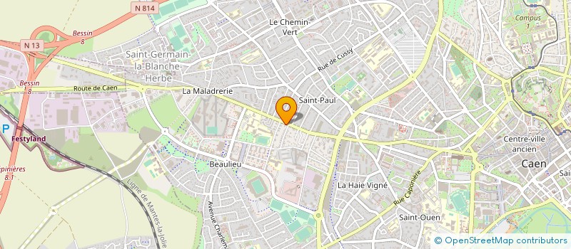 localisation de l'entreprise HYDRO-TECH' à CAEN