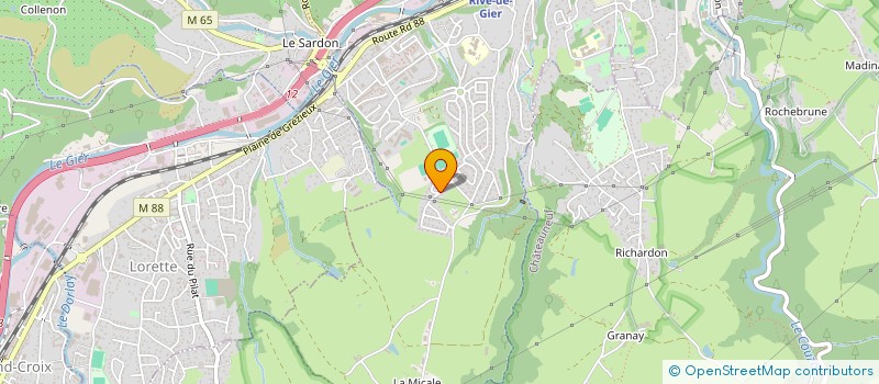 localisation de l'entreprise HYDRO-TECH FORMATION à RIVE-DE-GIER