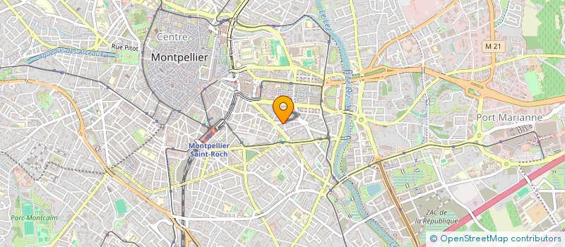 localisation de l'entreprise HYDRO TECHNIQUE à MONTPELLIER