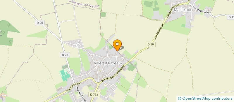 localisation de l'entreprise HYDRO TP à VILLERS-OUTREAUX